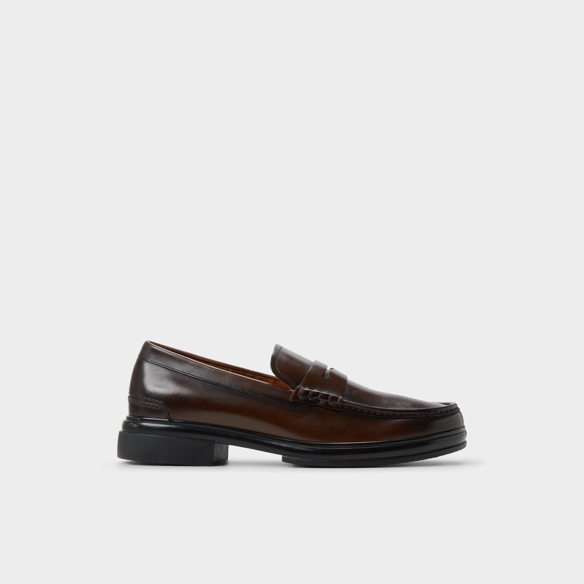 Aldo Tucker Other Brown Leather Smooth Men's Loafers & Slip-Ons - Loafer