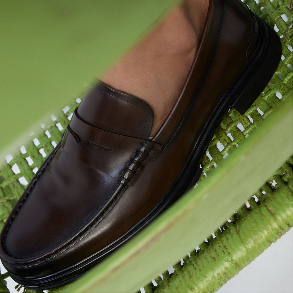 Aldo Tucker Other Brown Leather Smooth Men's Loafers & Slip-Ons - Loafer