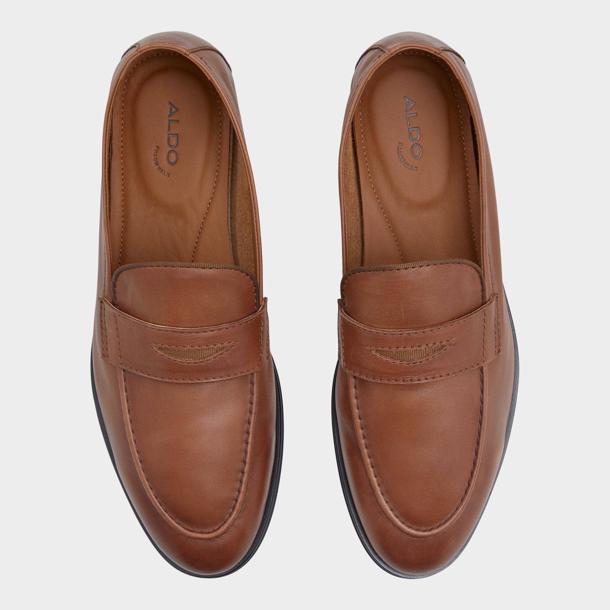 Aldo Journey Cognac Men's Loafers & Slip-Ons - Loafer