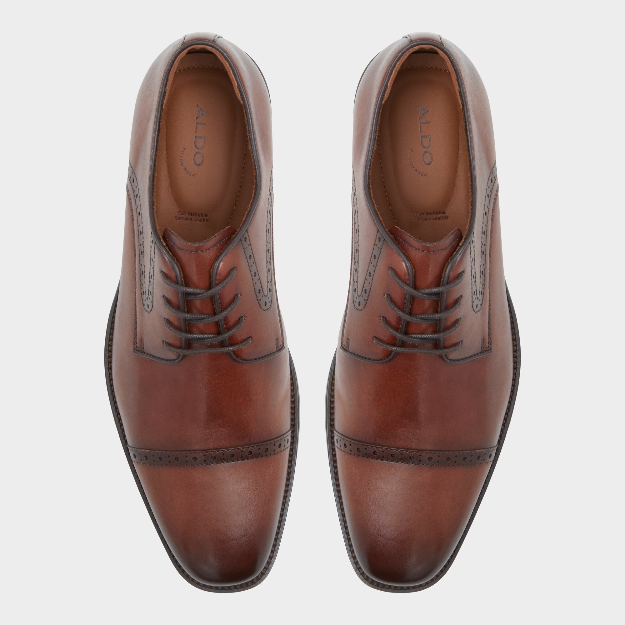 Aldo Bronko Cognac Men's Oxfords & Lace-ups - Derby shoe