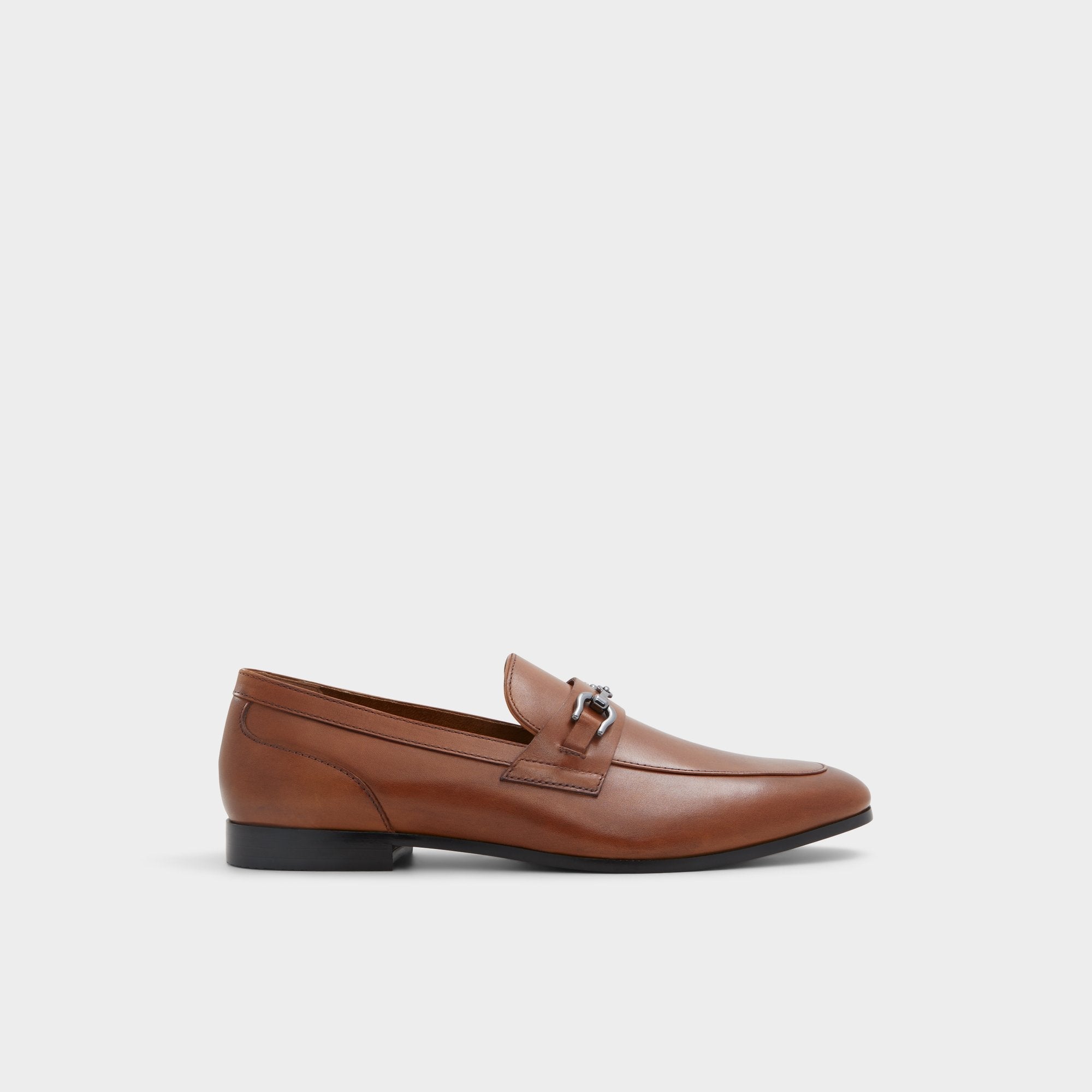 Aldo Marinho Cognac Leather Smooth Men's Dress Shoes - Loafer