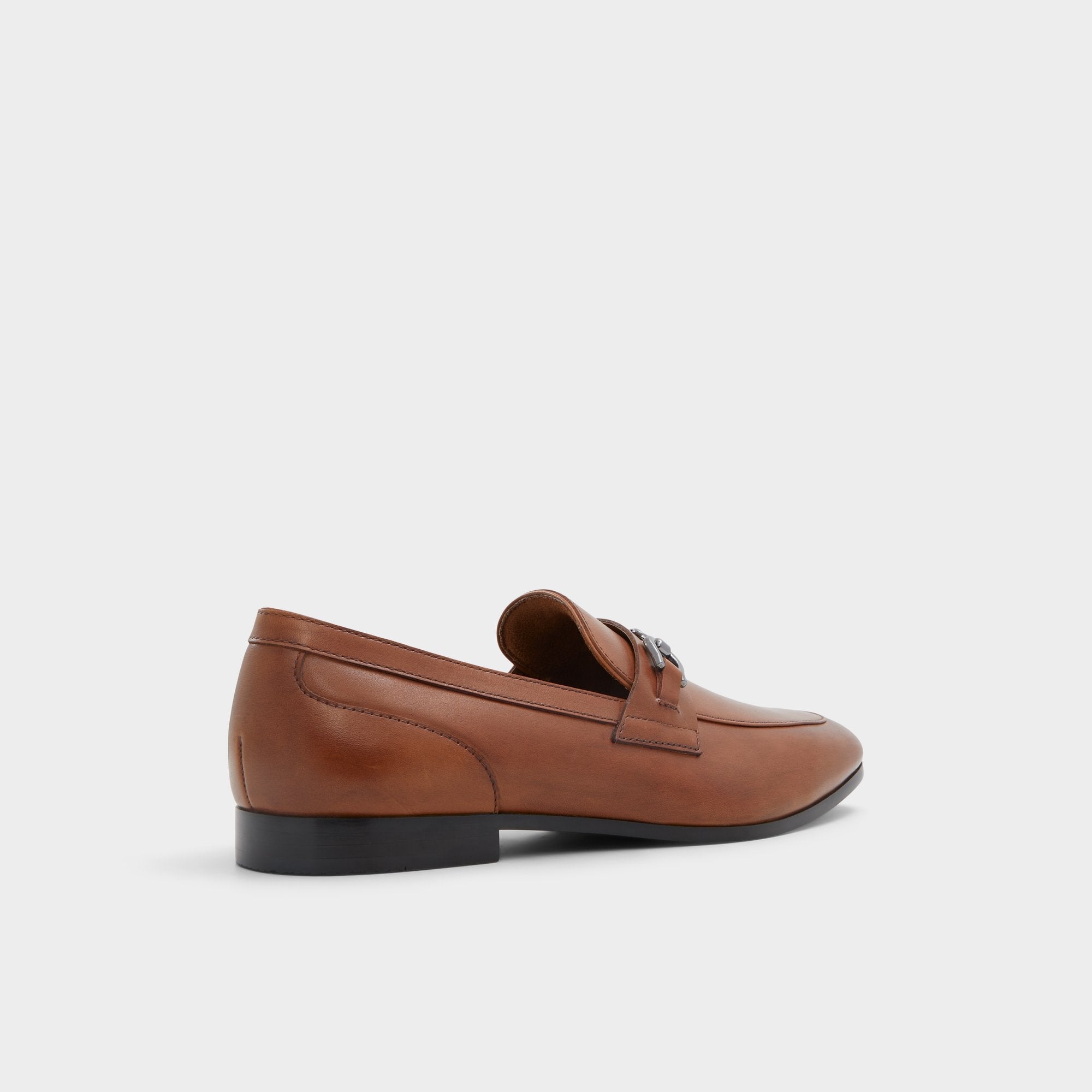 Aldo Marinho Cognac Leather Smooth Men's Dress Shoes - Loafer