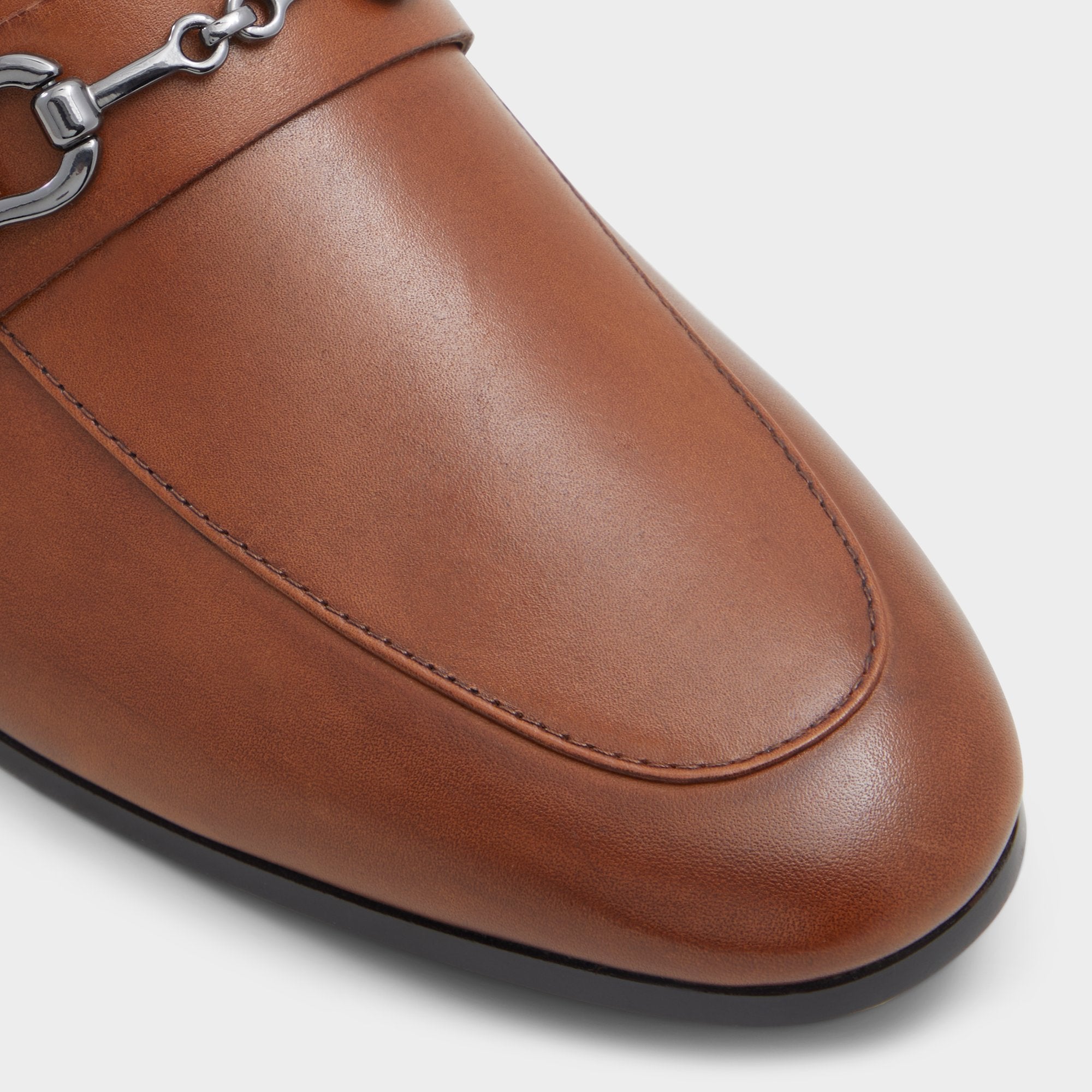 Aldo Marinho Cognac Leather Smooth Men's Dress Shoes - Loafer