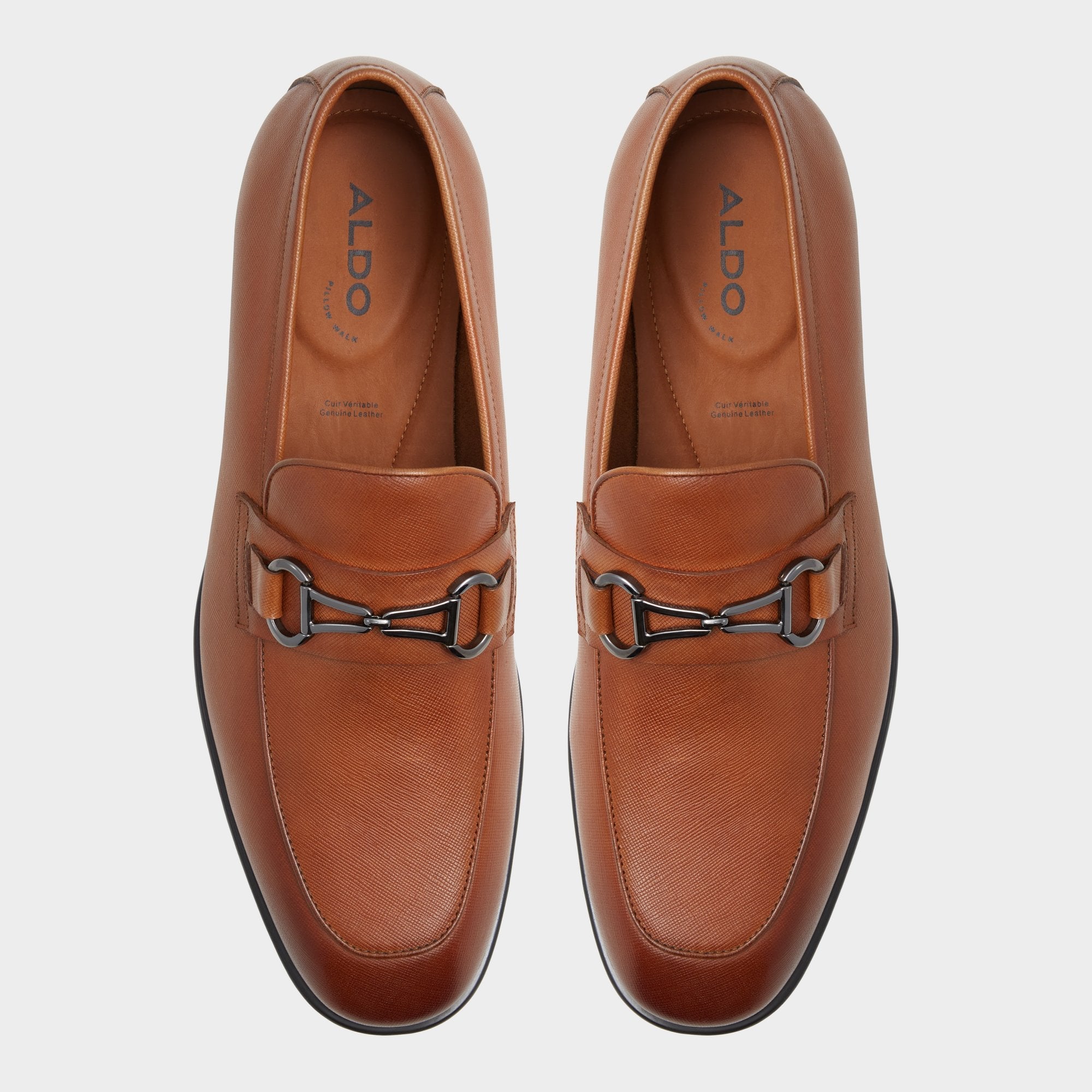 Aldo Walters Cognac Men's Dress Shoes - Loafer