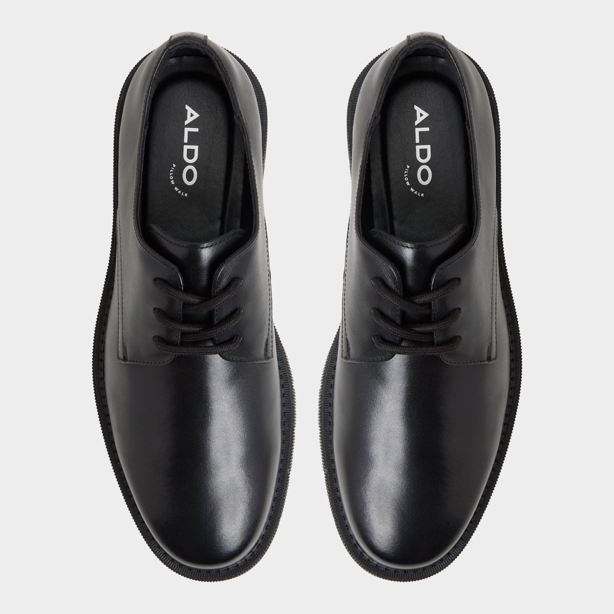 Aldo Simian in Black 14184483 - Derby shoe, Lug sole