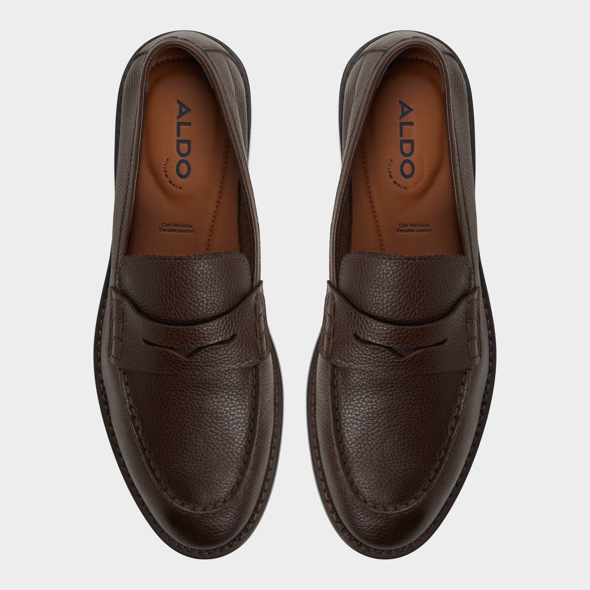 Aldo Melvillee in Dark Brown - Loafer