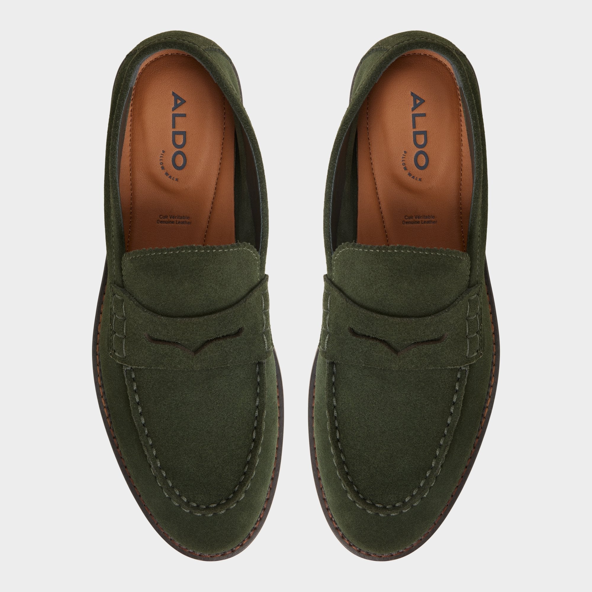 Aldo Melvillee in Pine Green - Loafer