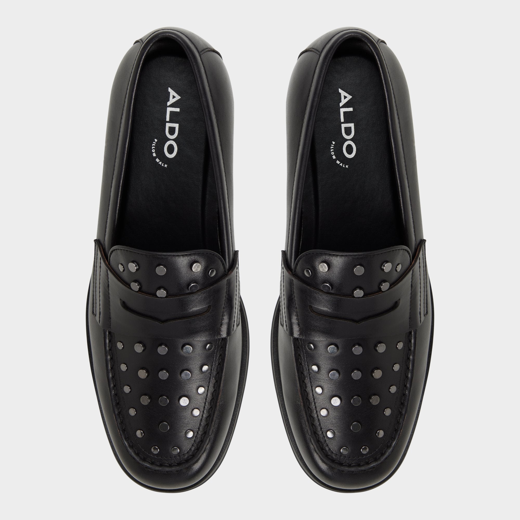 Aldo Keifer Black/Silver Multi Men's Dress Shoes - Loafer
