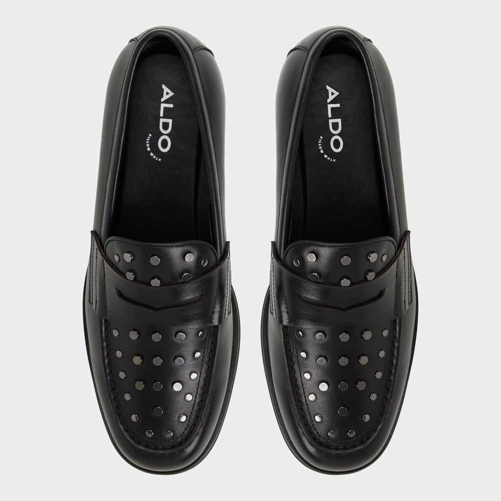Aldo Keifer Black/Silver Multi Men's Dress Shoes - Loafer
