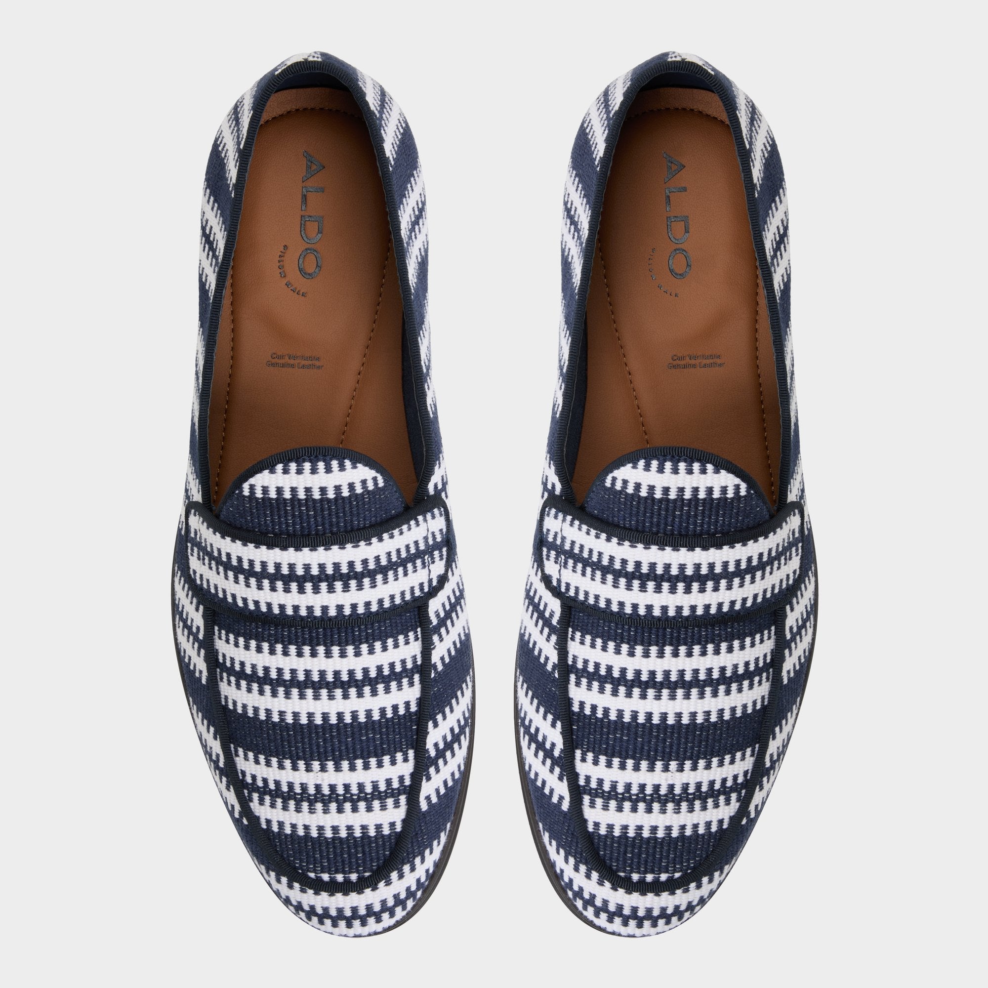 Aldo Waterfront Navy Men's Loafers & Slip-Ons - Loafer