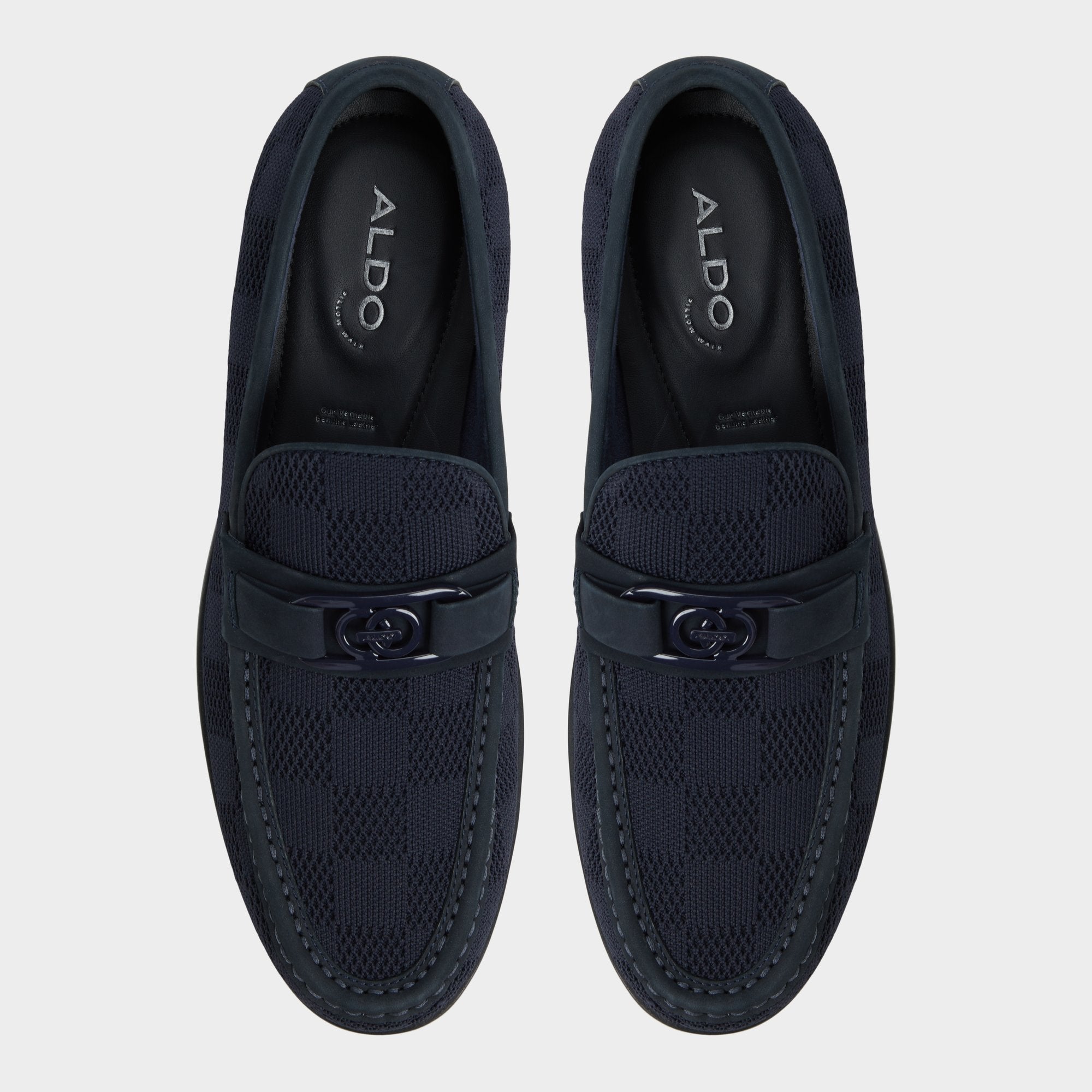 Aldo Hawley Navy Men's Dress Shoes - Loafer