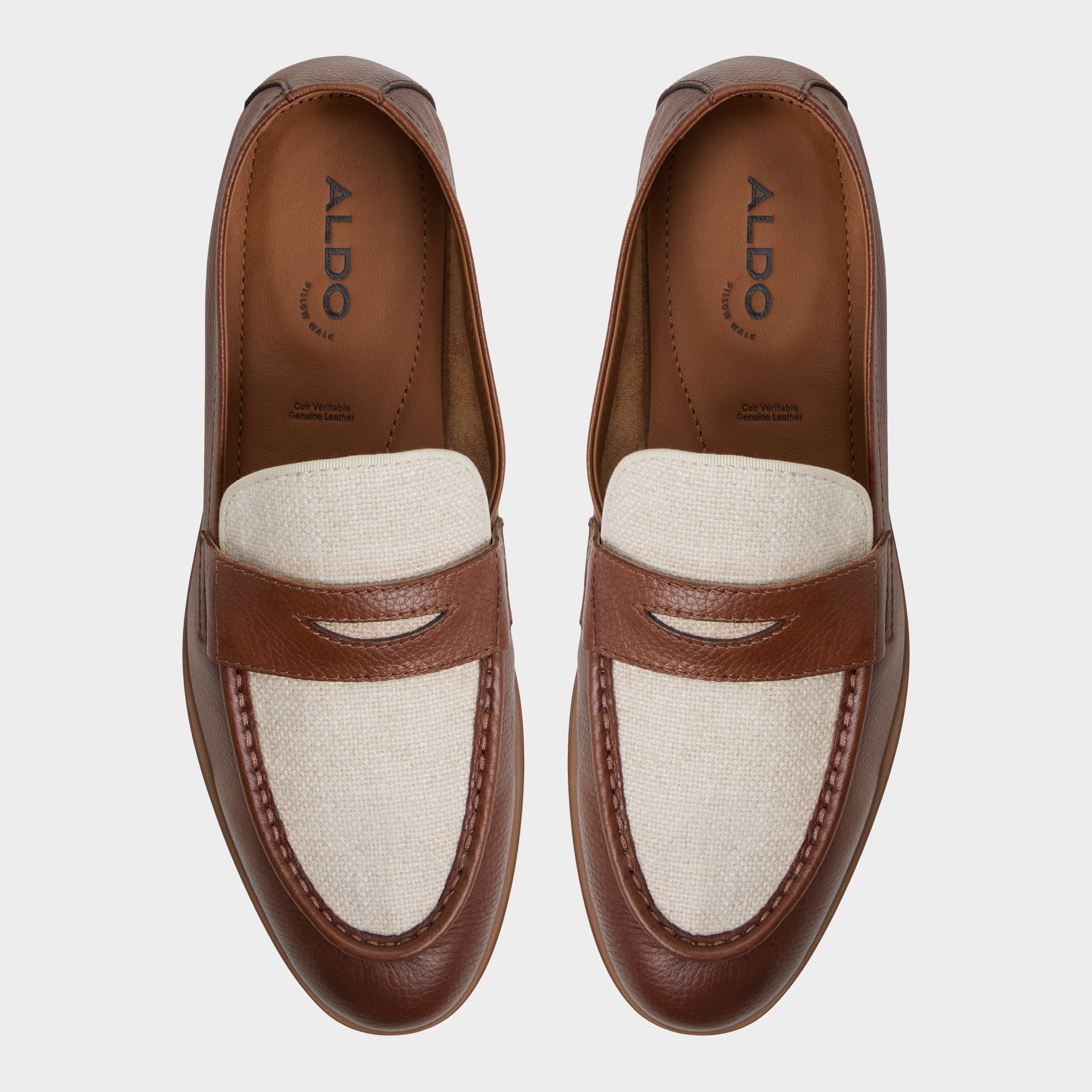 Aldo Fano Cognac Men's Loafers & Slip-Ons - Loafer