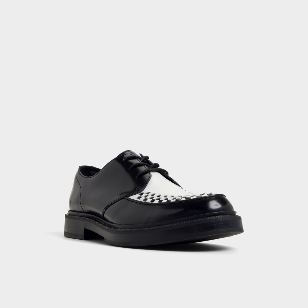 Aldo Rocco in Black White - Oxford shoe