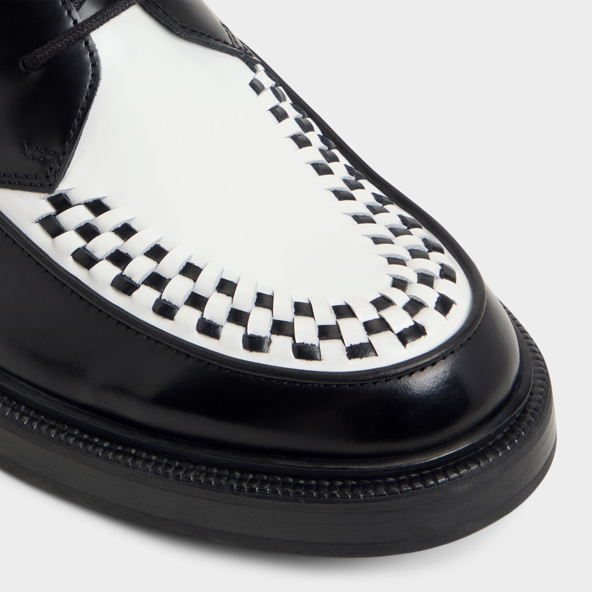 Aldo Rocco in Black White - Oxford shoe