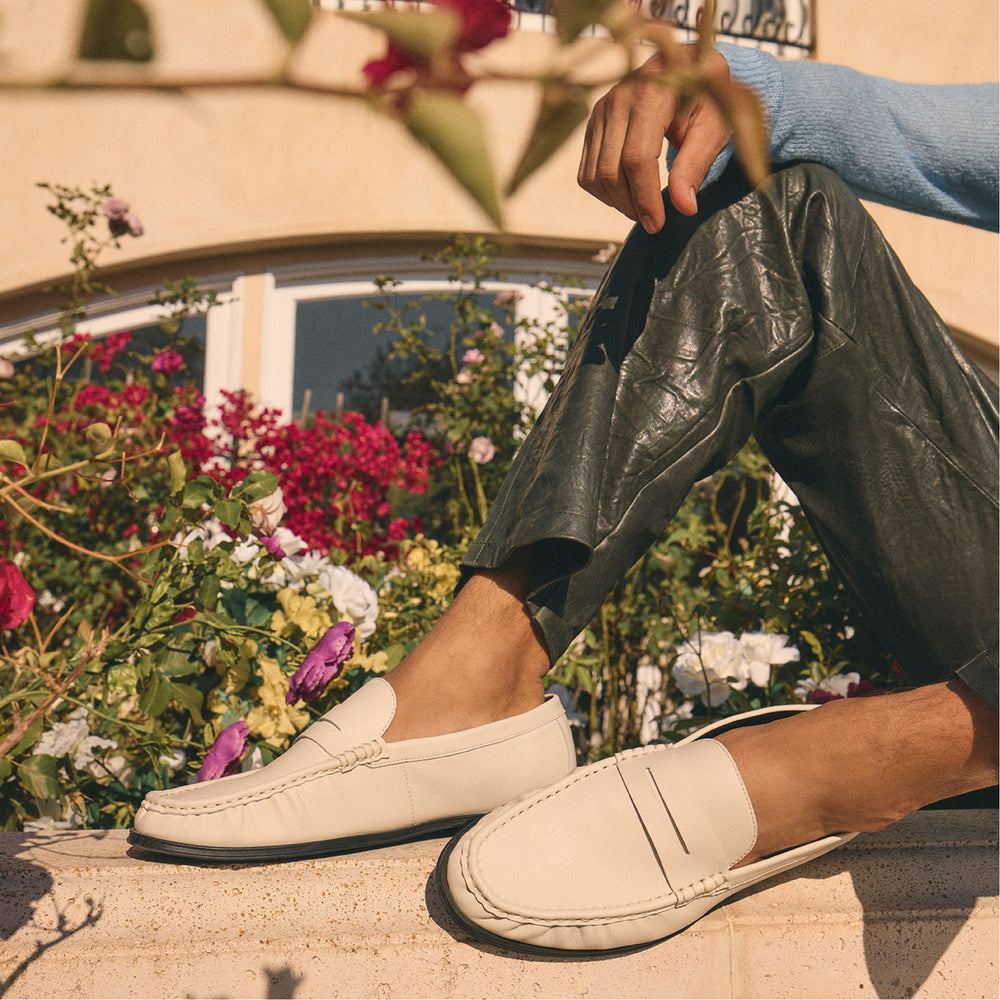 Aldo Speakeasy Ivory Men's Dress Shoes - Loafer