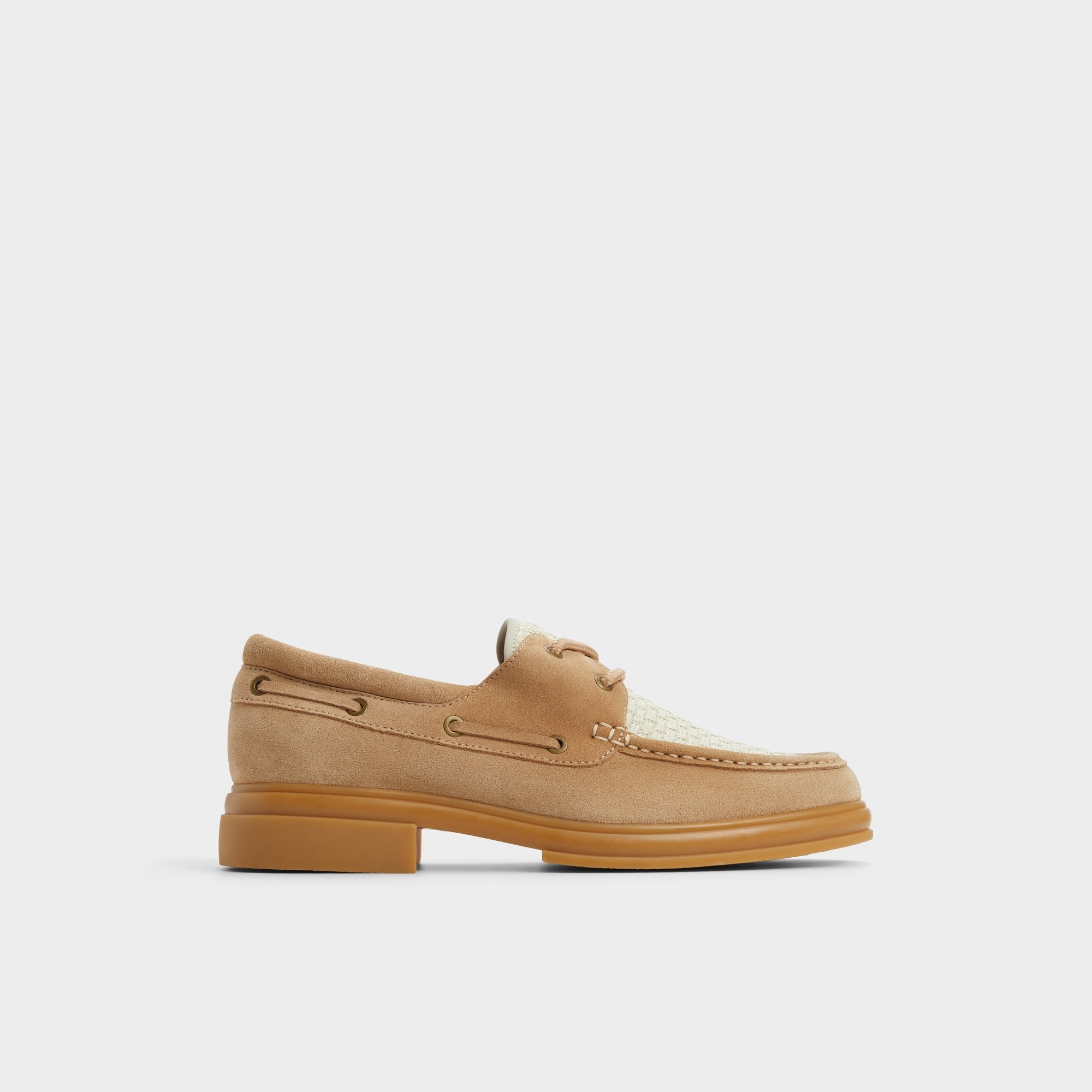 Aldo Seaexplorer Beige Men's Dress Shoes - Boat shoe