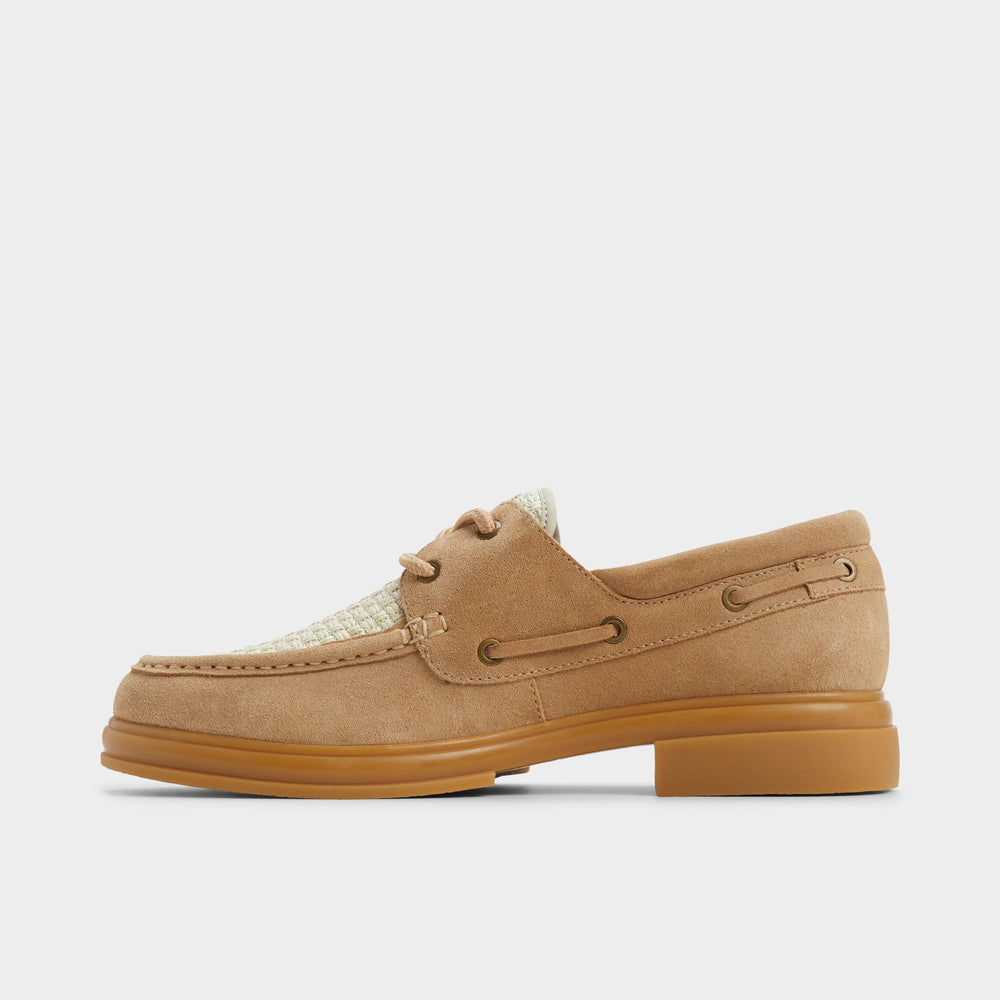 Aldo Seaexplorer Beige Men's Dress Shoes - Boat shoe