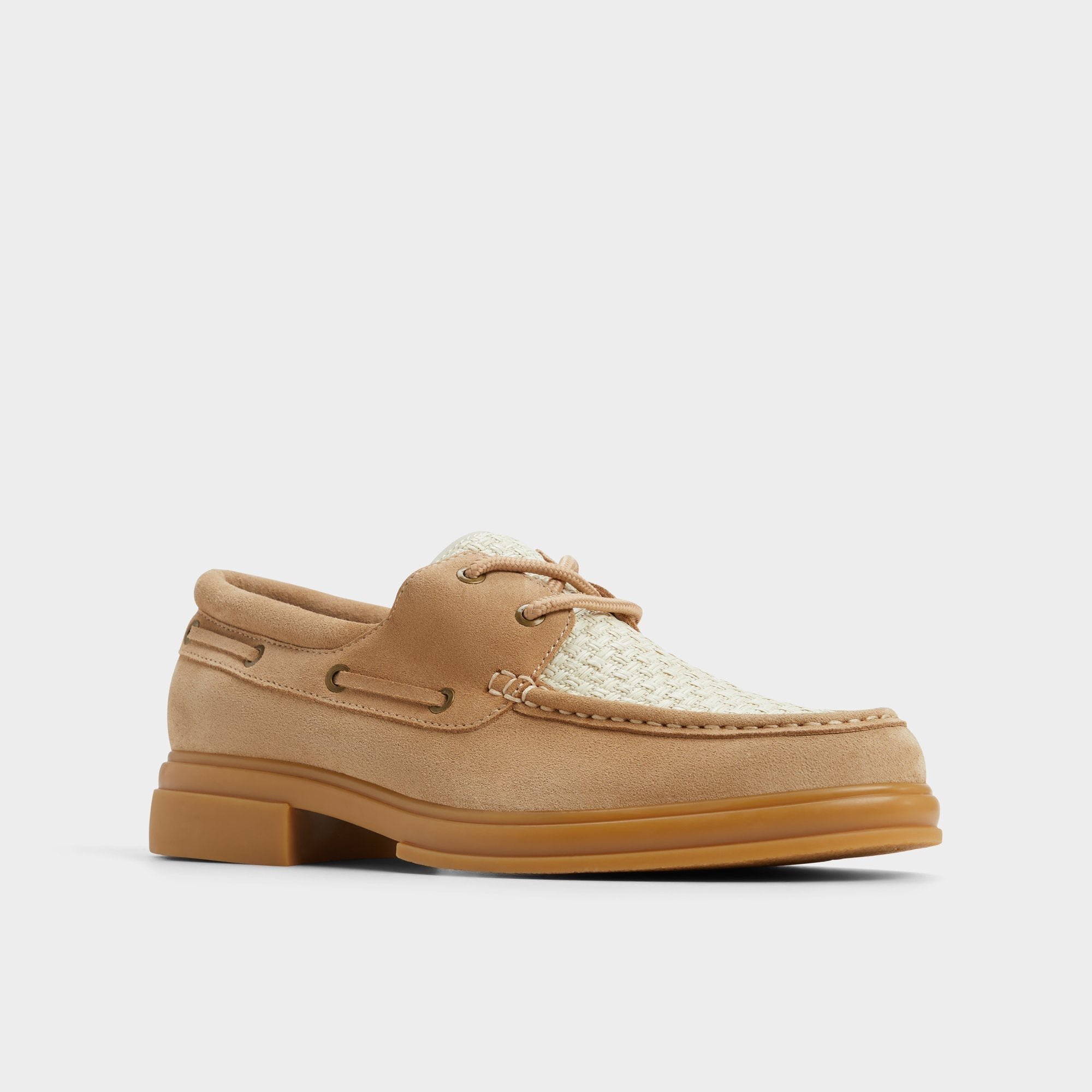 Aldo Seaexplorer Beige Men's Dress Shoes - Boat shoe