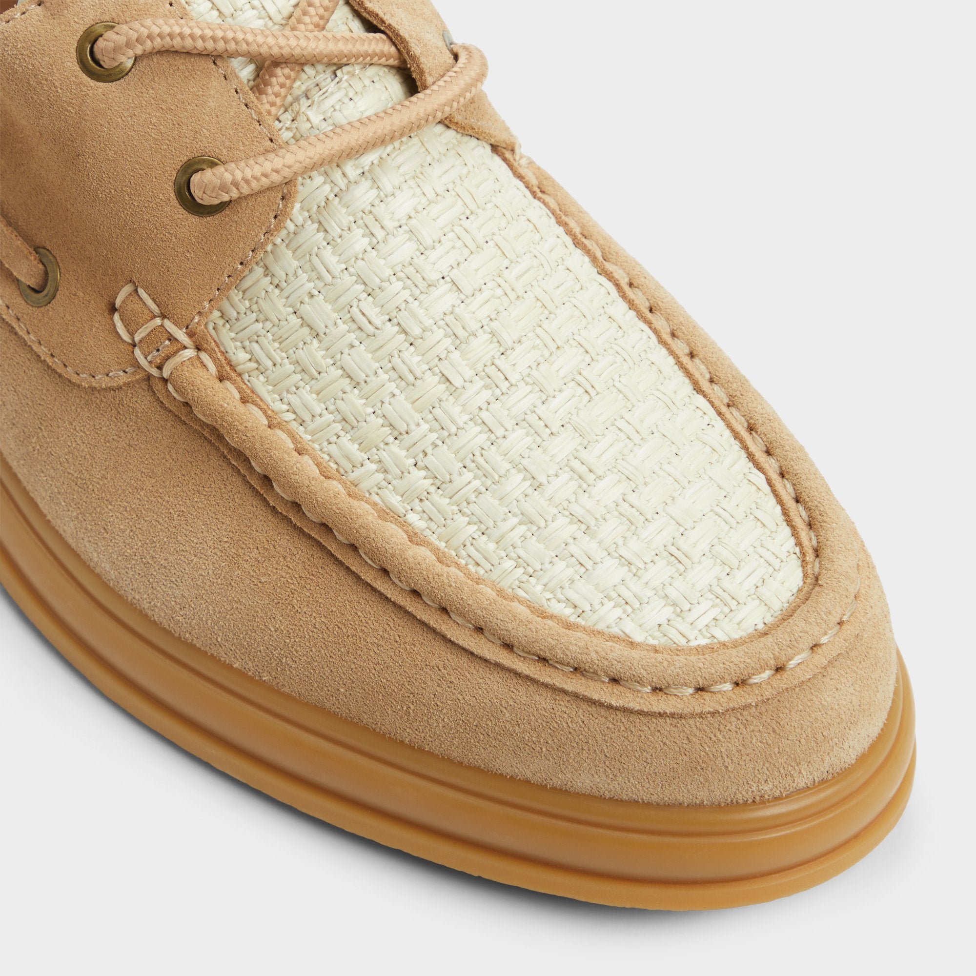 Aldo Seaexplorer Beige Men's Dress Shoes - Boat shoe