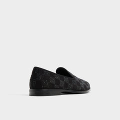 Aldo Casino Other Black Synthetic Textured Men's Dress Shoes - Loafer