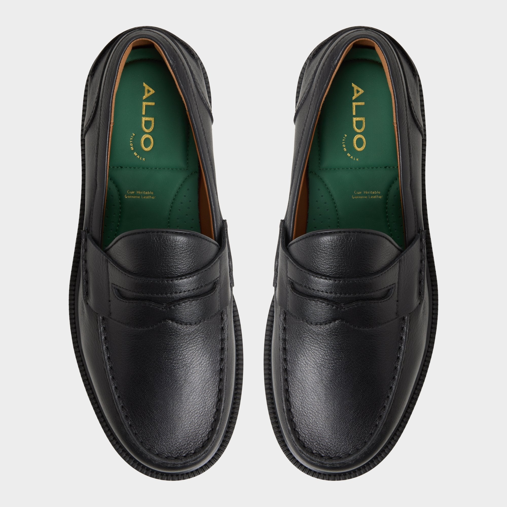 Aldo Buckley in Open Black - Loafer