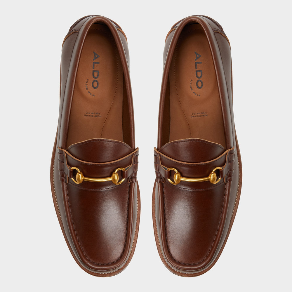 Aldo Wildwoodd Medium Brown Men's Dress Shoes - Loafer