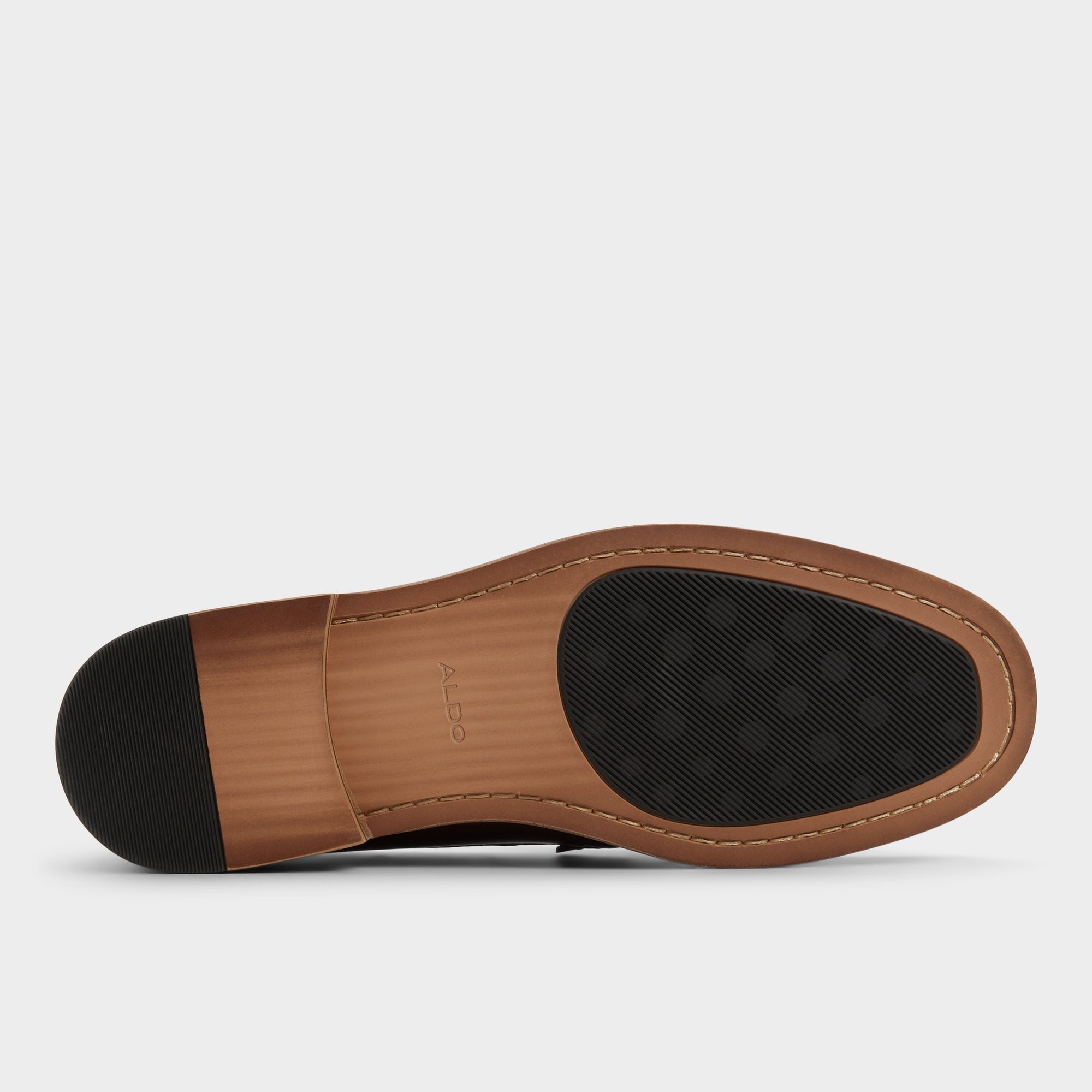 Aldo Wildwoodd Medium Brown Men's Dress Shoes - Loafer