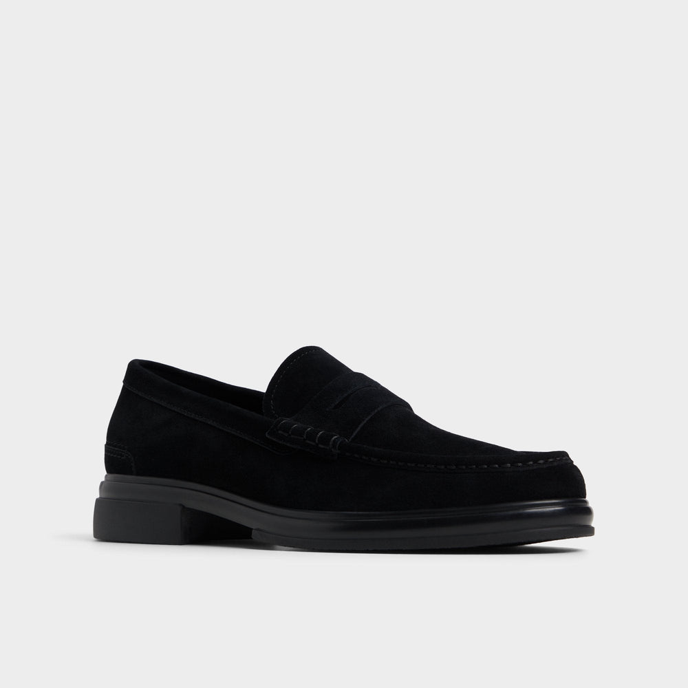 Aldo Tucker Black/Black Men's Dress Shoes - Loafer