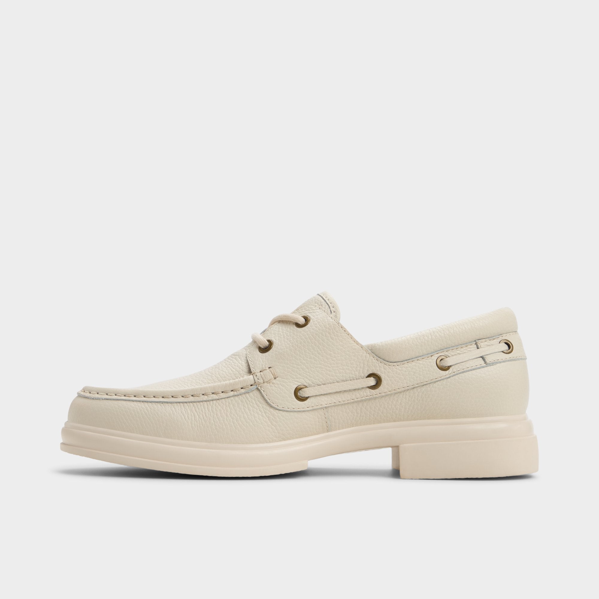 Aldo Seaexplorer Ivory Men's Dress Shoes - Boat shoe