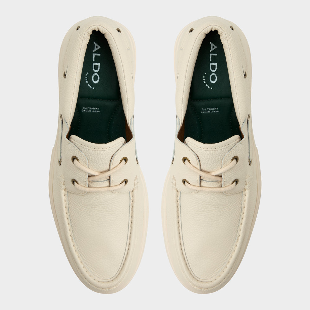 Aldo Seaexplorer Ivory Men's Dress Shoes - Boat shoe