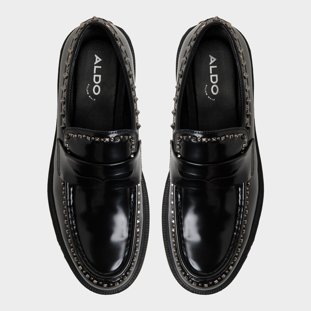 Aldo Zollo Black Men's Loafers & Slip-Ons - Loafer