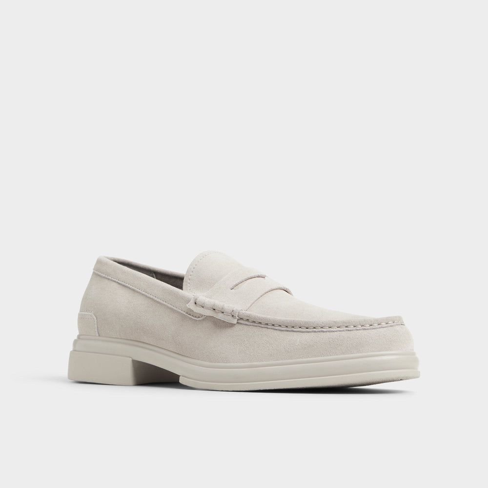 Aldo Tucker Light Grey Men's Dress Shoes - Loafer