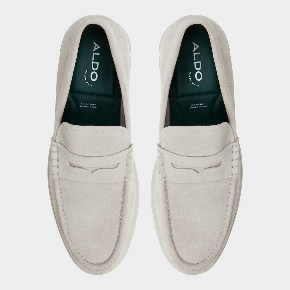 Aldo Tucker Light Grey Men's Dress Shoes - Loafer