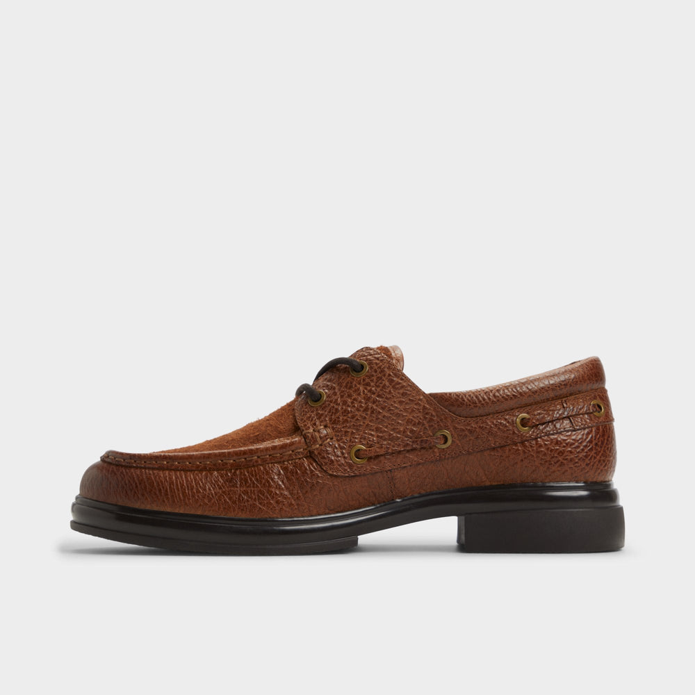 Aldo Seaexplorer Cognac Men's Dress Shoes - Boat shoe