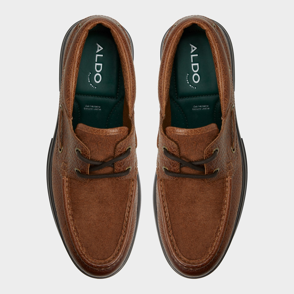 Aldo Seaexplorer Cognac Men's Dress Shoes - Boat shoe