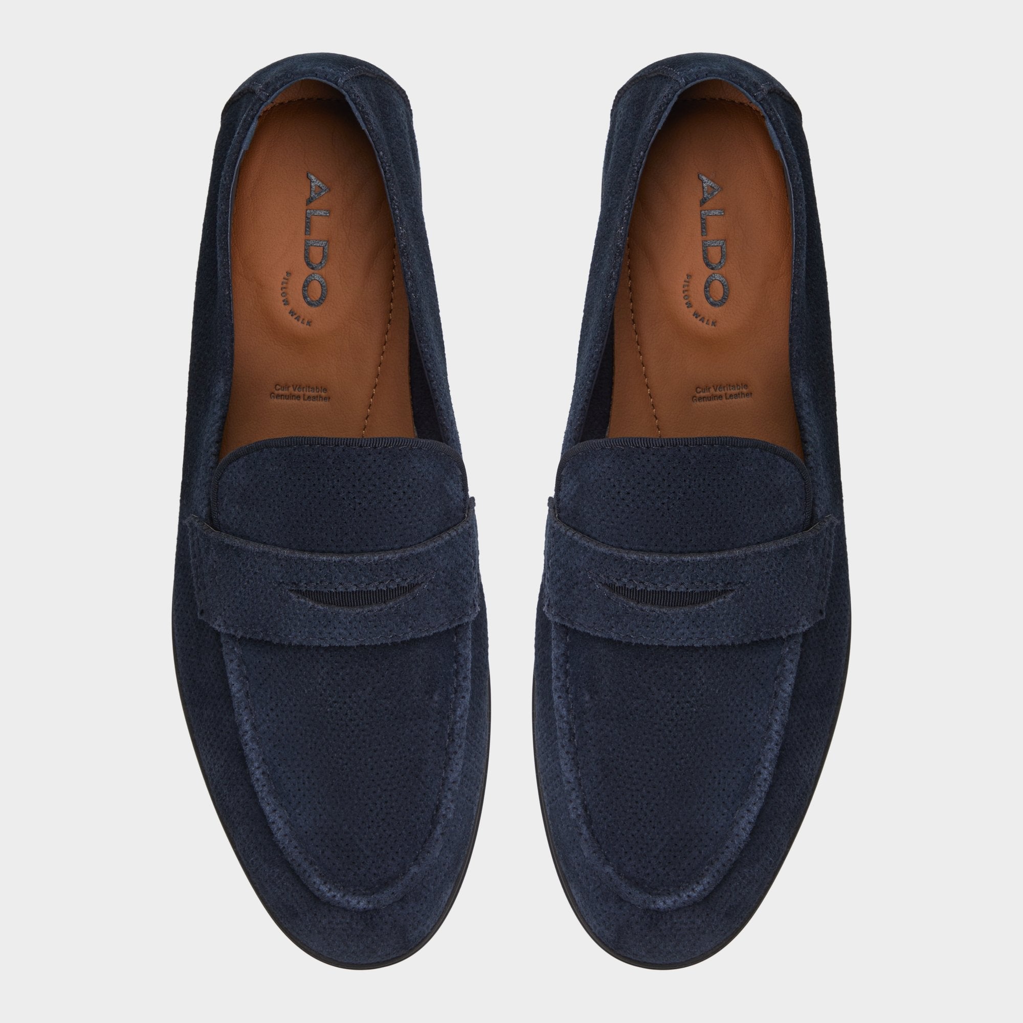 Aldo Journey Navy Men's Loafers & Slip-Ons - Loafer