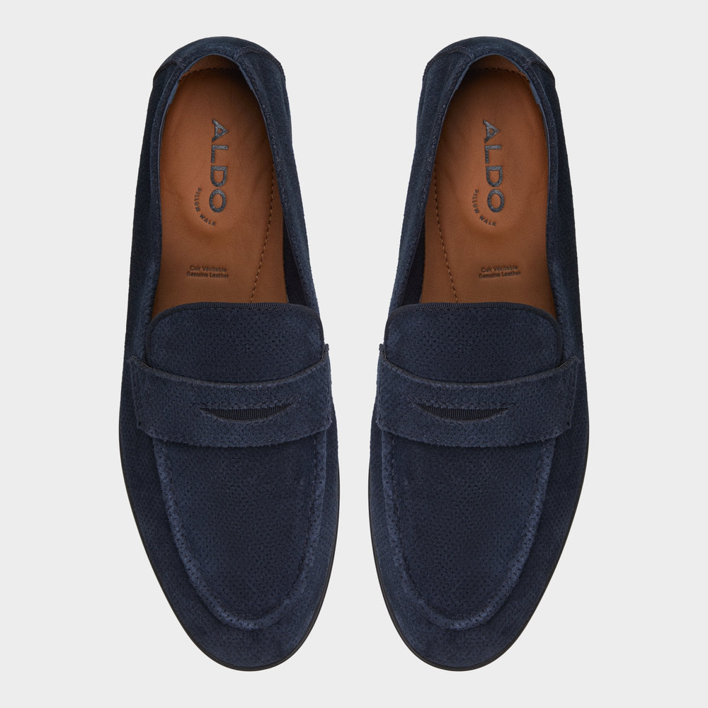 Aldo Journey Navy Men's Loafers & Slip-Ons - Loafer