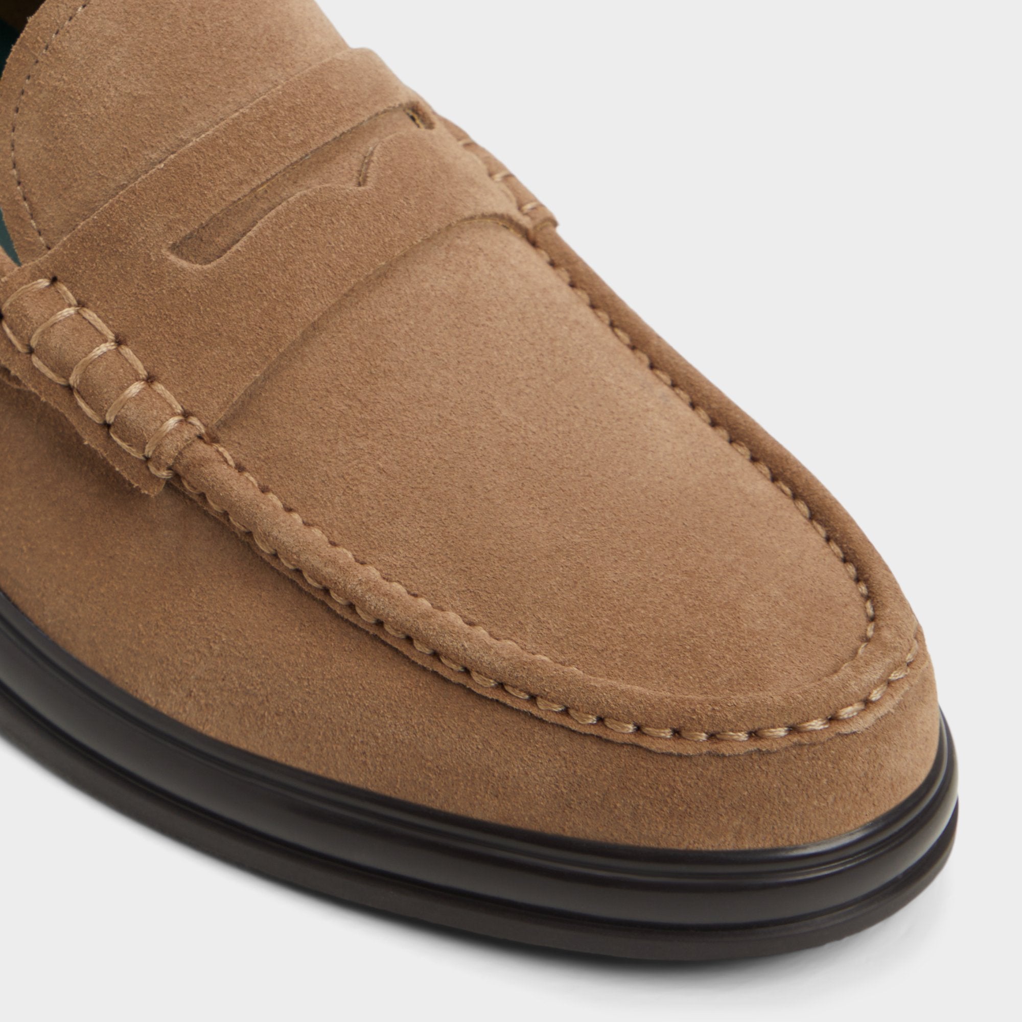 Aldo Tucker Other Brown Leather Suede Men's Dress Shoes - Loafer