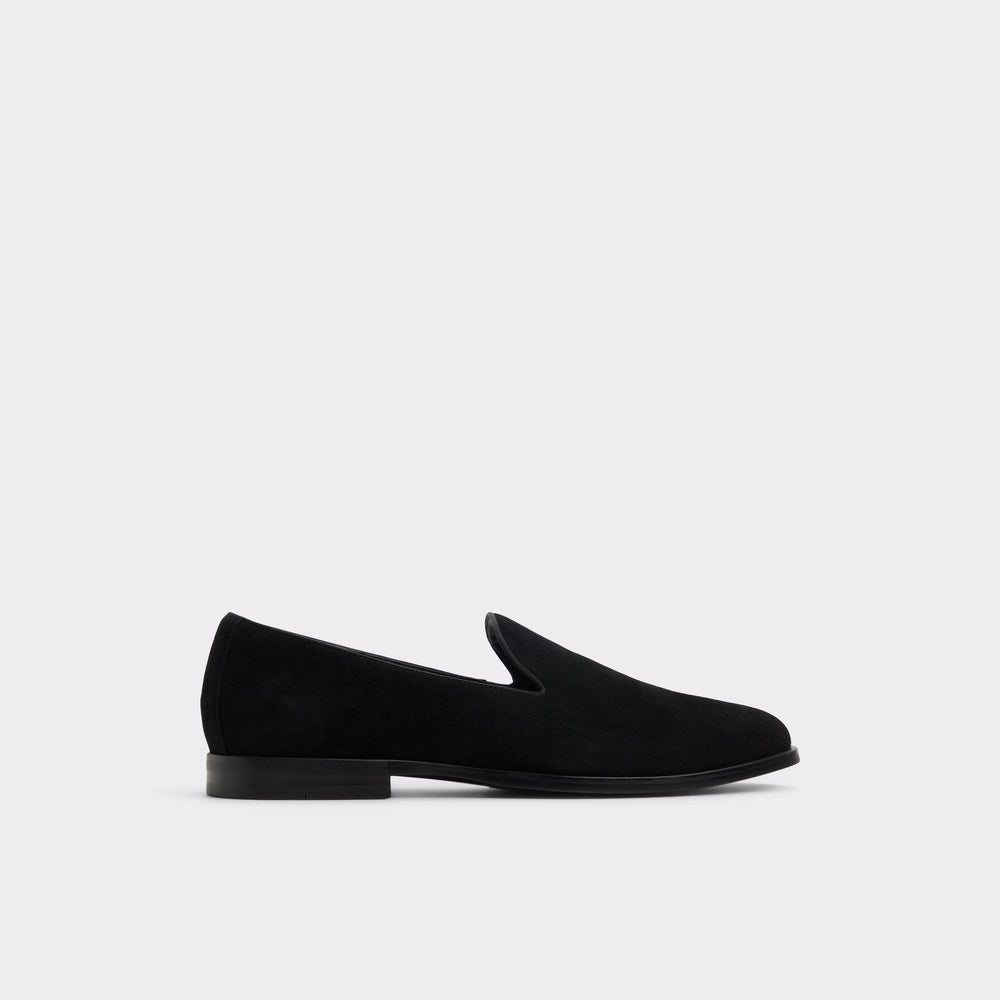 Aldo Casino Other Black Leather Suede Men's Dress Shoes - Loafer