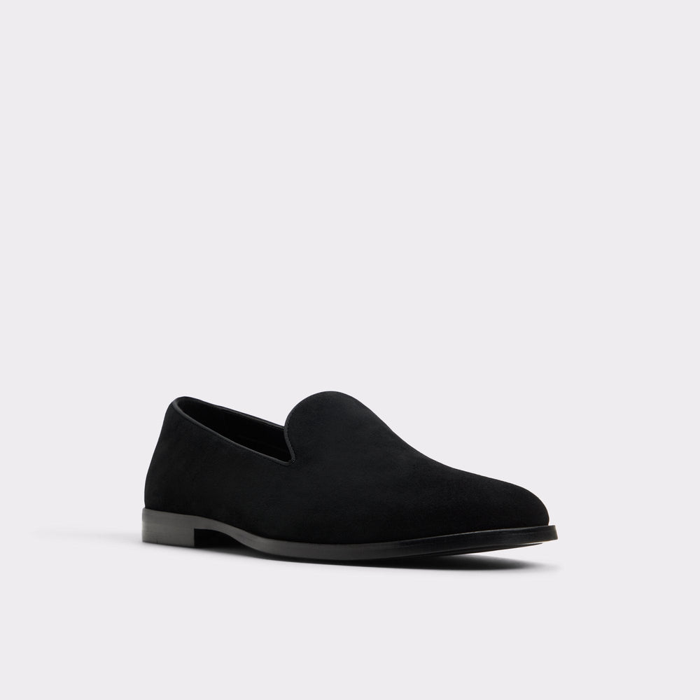 Aldo Casino Other Black Leather Suede Men's Dress Shoes - Loafer