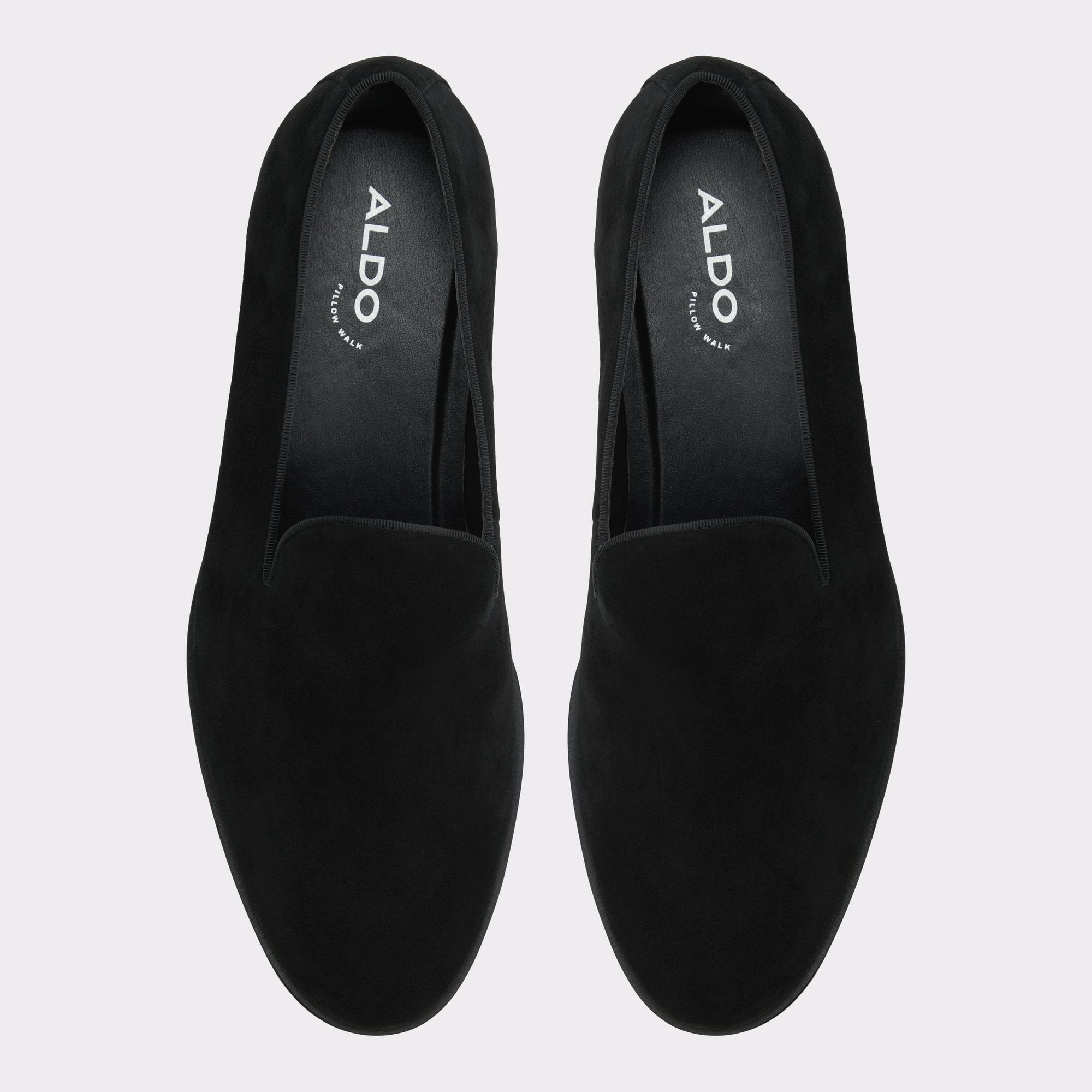 Aldo Casino Other Black Leather Suede Men's Dress Shoes - Loafer