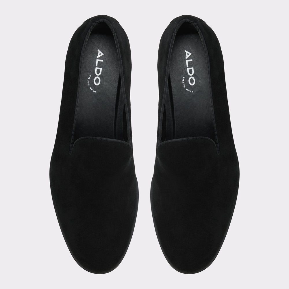 Aldo Casino Other Black Leather Suede Men's Dress Shoes - Loafer