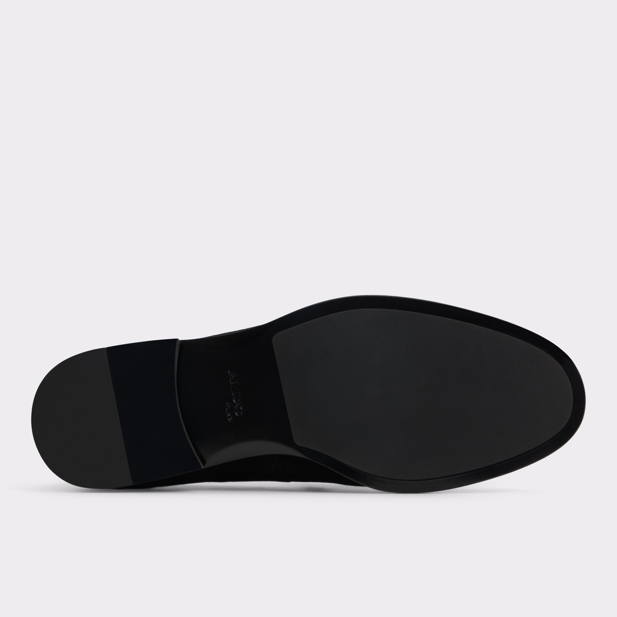 Aldo Casino Other Black Leather Suede Men's Dress Shoes - Loafer