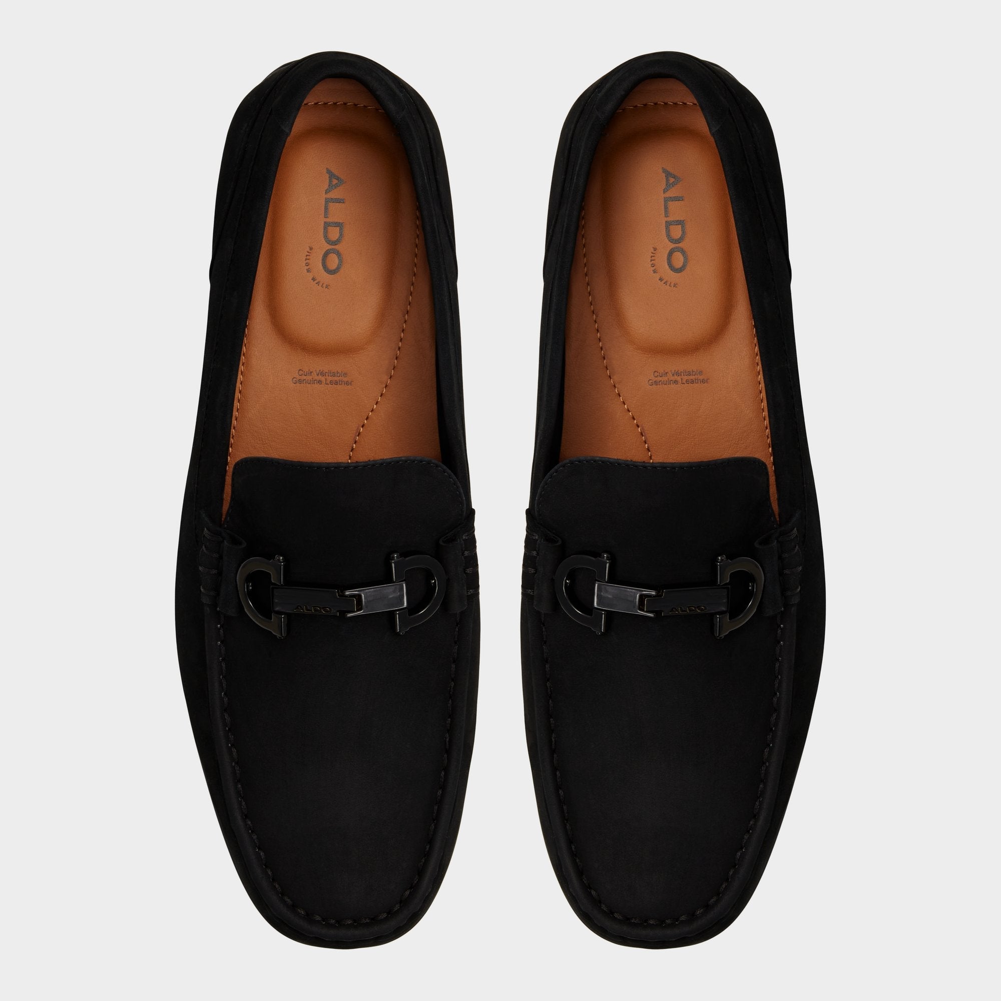 Aldo Orlovoflexx Black Men's Loafers & Slip-Ons - Driving shoe