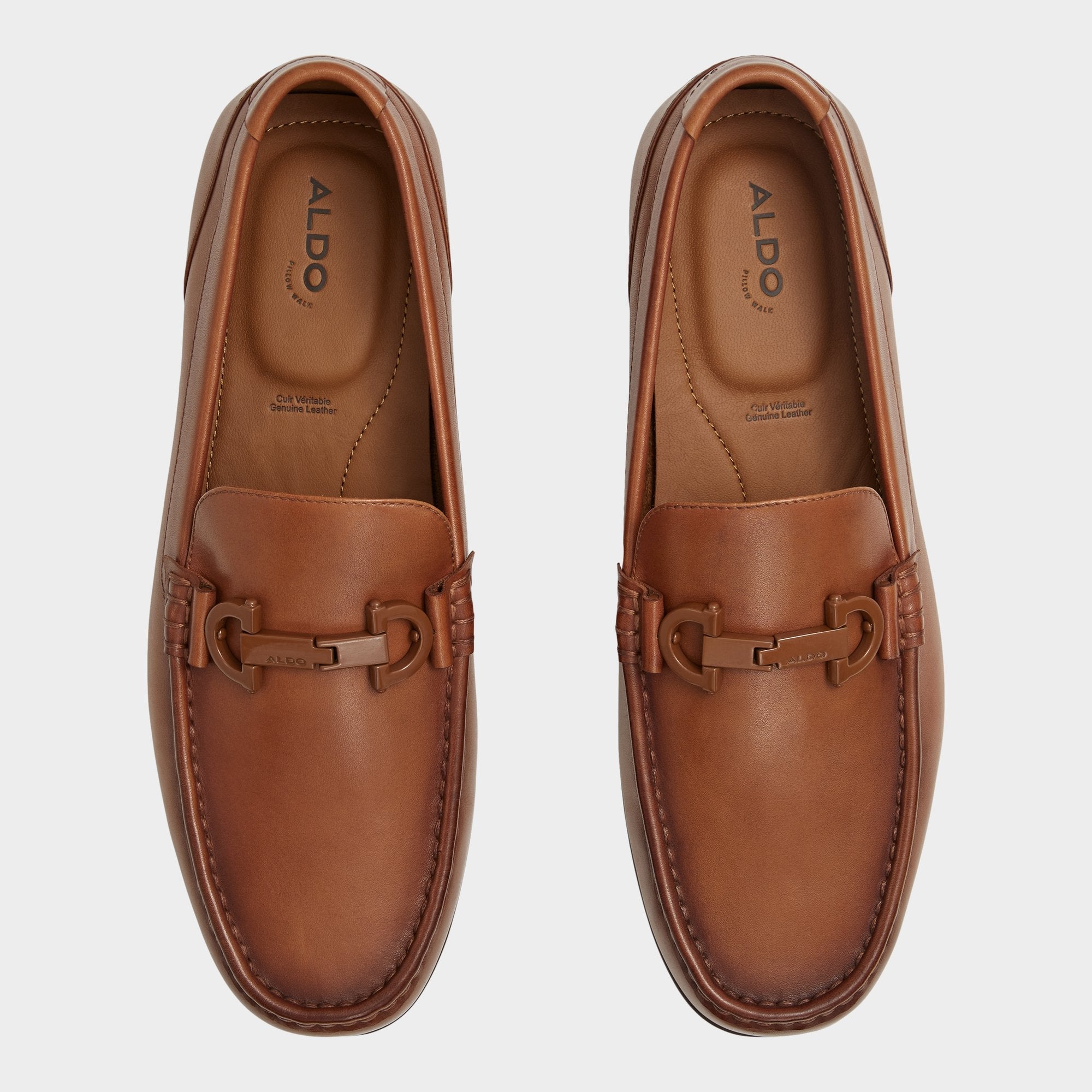 Aldo Orlovoflexx Light Brown Men's Loafers & Slip-Ons - Driving shoe