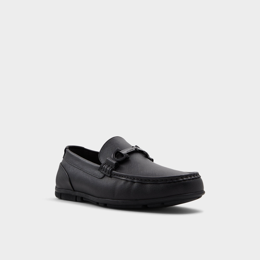 Aldo Orlovoflexx Open Black Men's Loafers & Slip-Ons - Driving shoe