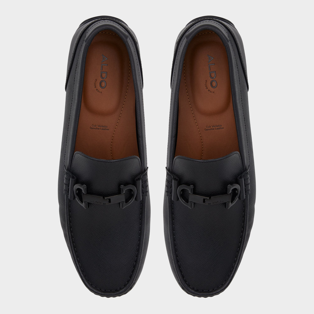Aldo Orlovoflexx Open Black Men's Loafers & Slip-Ons - Driving shoe