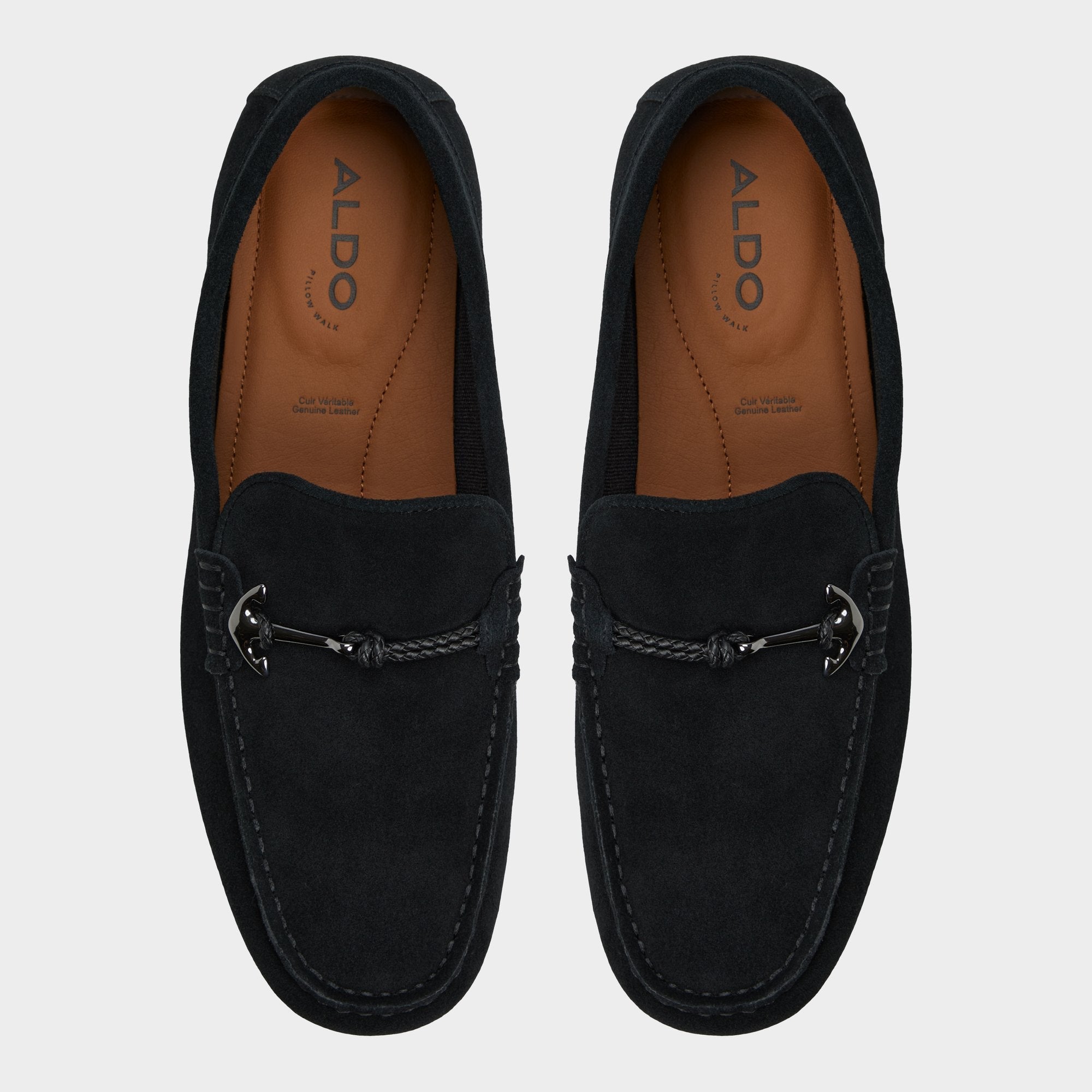 Aldo Wilbart Open Black Men's Casual Shoes - Driving shoe