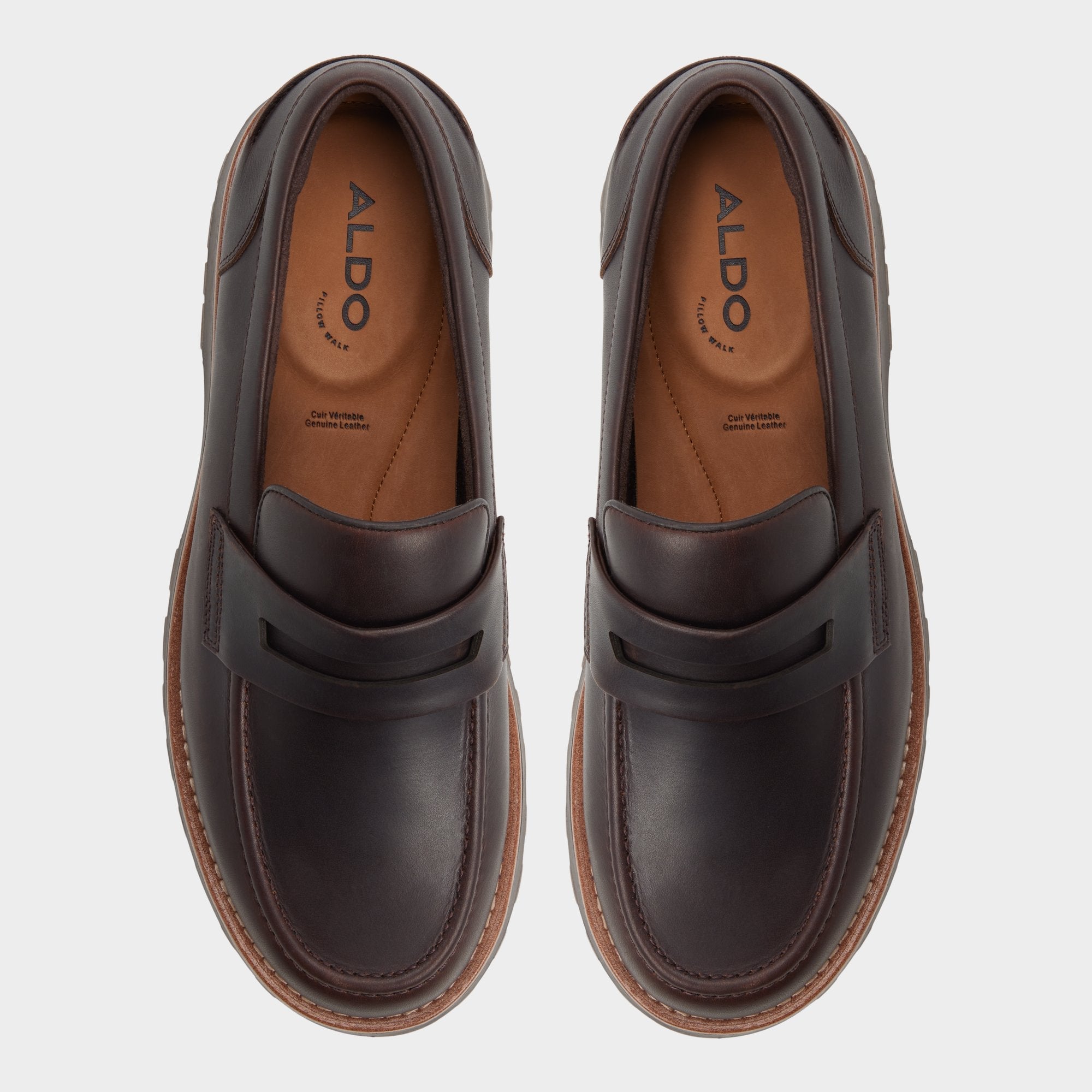 Aldo Kole in Dark Brown - Loafer