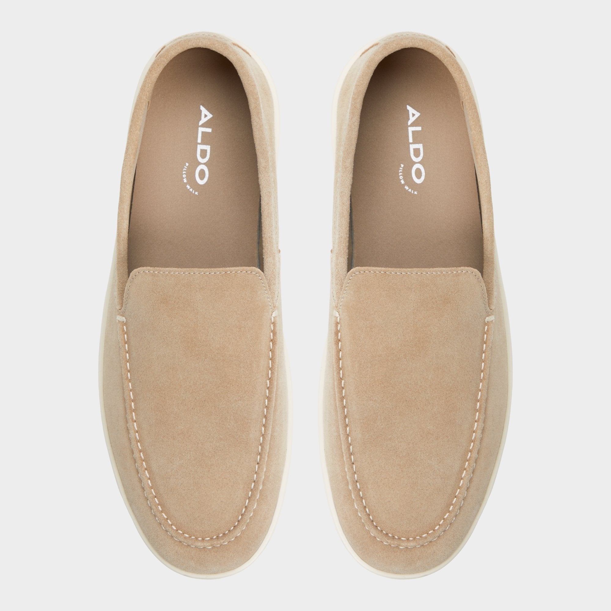 Aldo Eton Taupe Men's Loafers & Slip-Ons - Loafer
